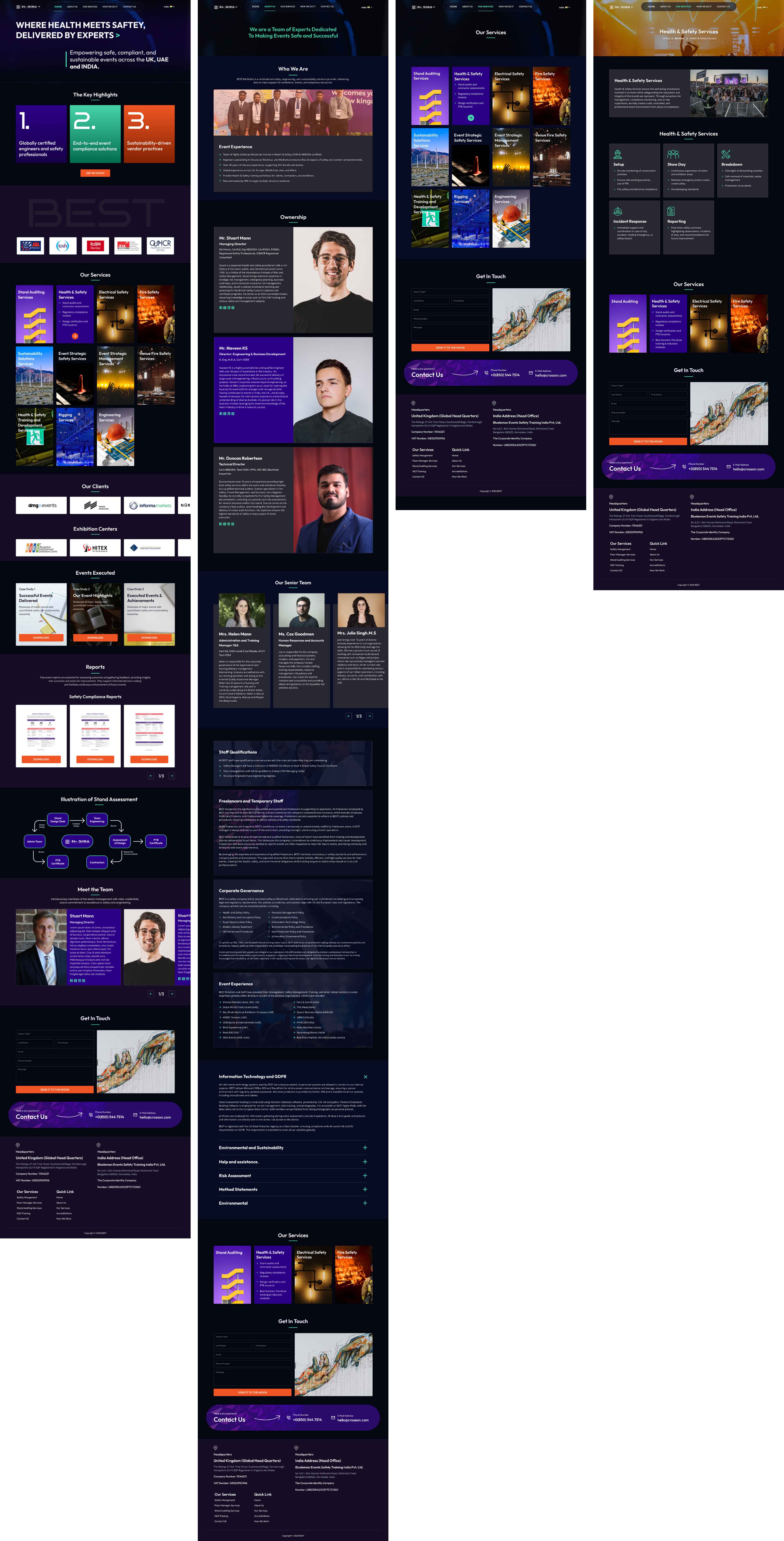 Visual Designs showcasing full project scope